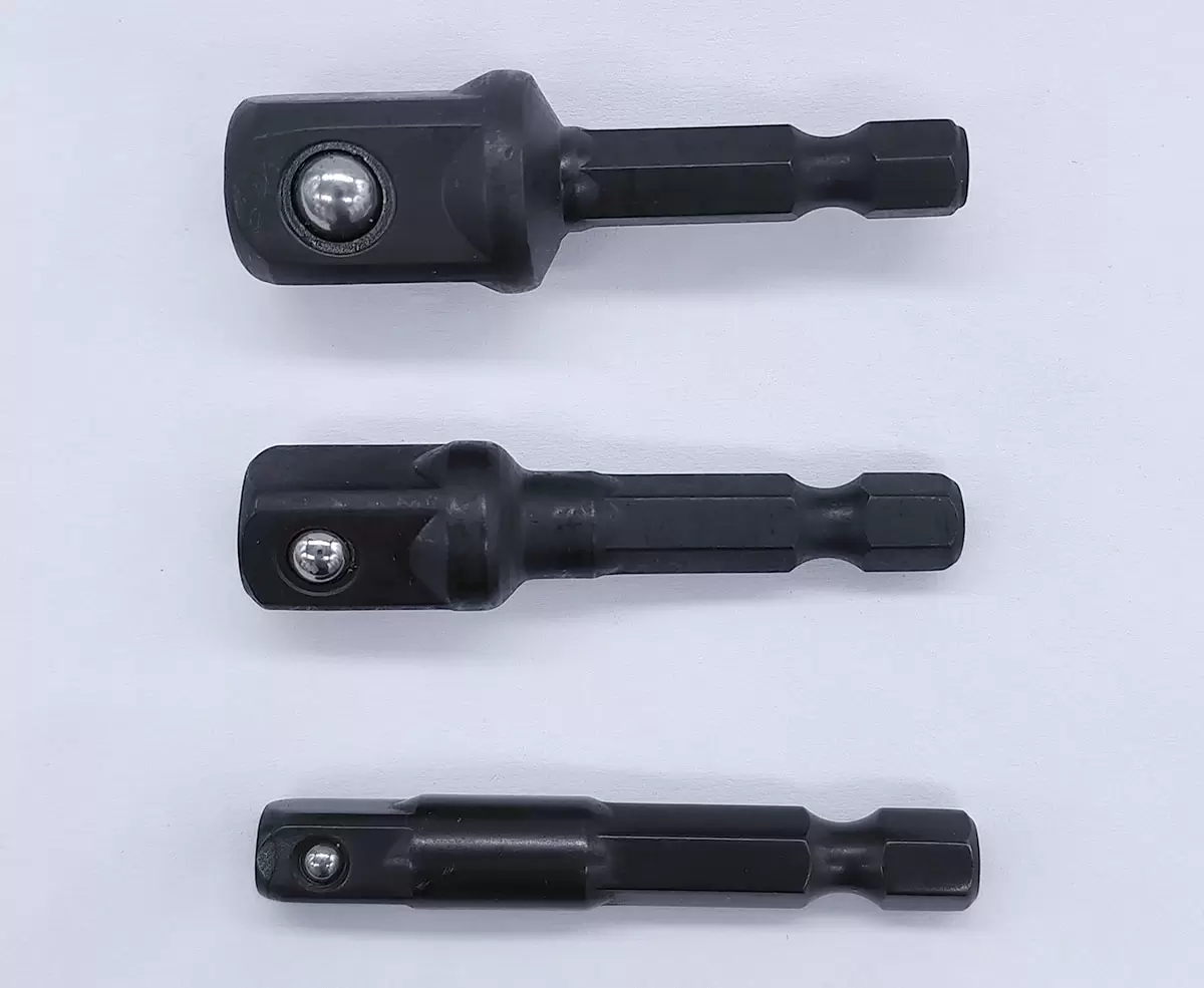 Adattatore per bussola da 50 mm 1/4", 3/8" e 1/2"